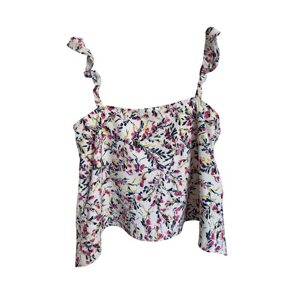 French Connection Cami Tank Size XL Sleeveless Color NWT Ruffle - Picture 3 of 8